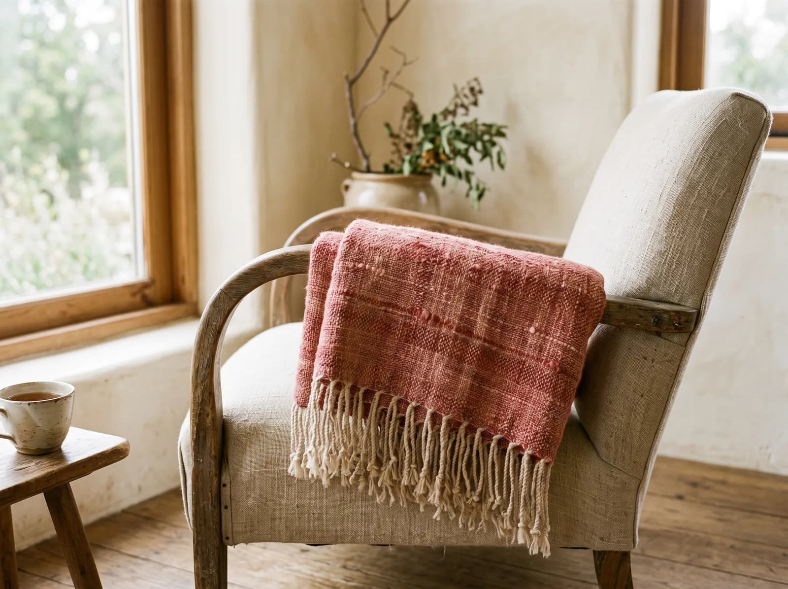 Plaid garance