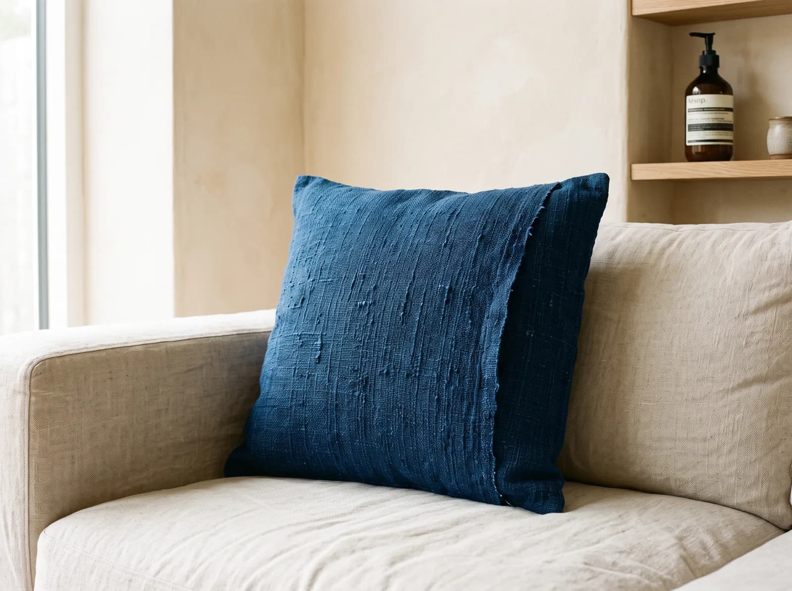 Coussin indigo n°3